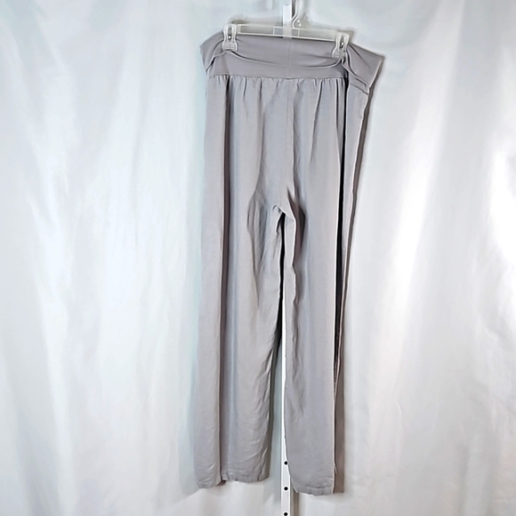 Gray Linen Wide Leg Pants Size 1X Tall - Picture 3 of 6
